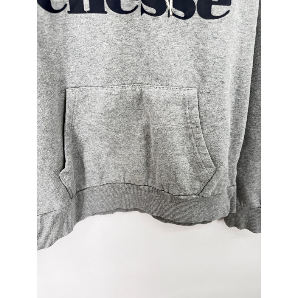 Ellesse Hoodie Mens XXL Gray Gottero Logo Pullover Sweatshirt SHS01150 - Picture 4 of 10
